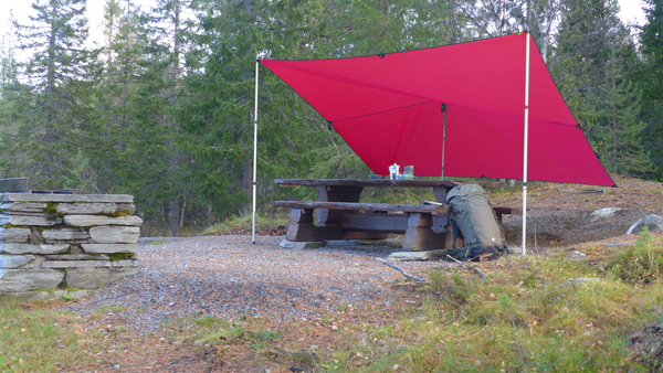 SwissPiranha MantaRay 10 Tarp Rouge 0,6kg Étanche 5000mm