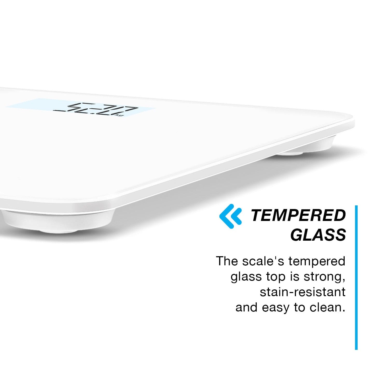 Active Era Bathroom Scales Pèse-Personne Blanc Ultra Fin Verre