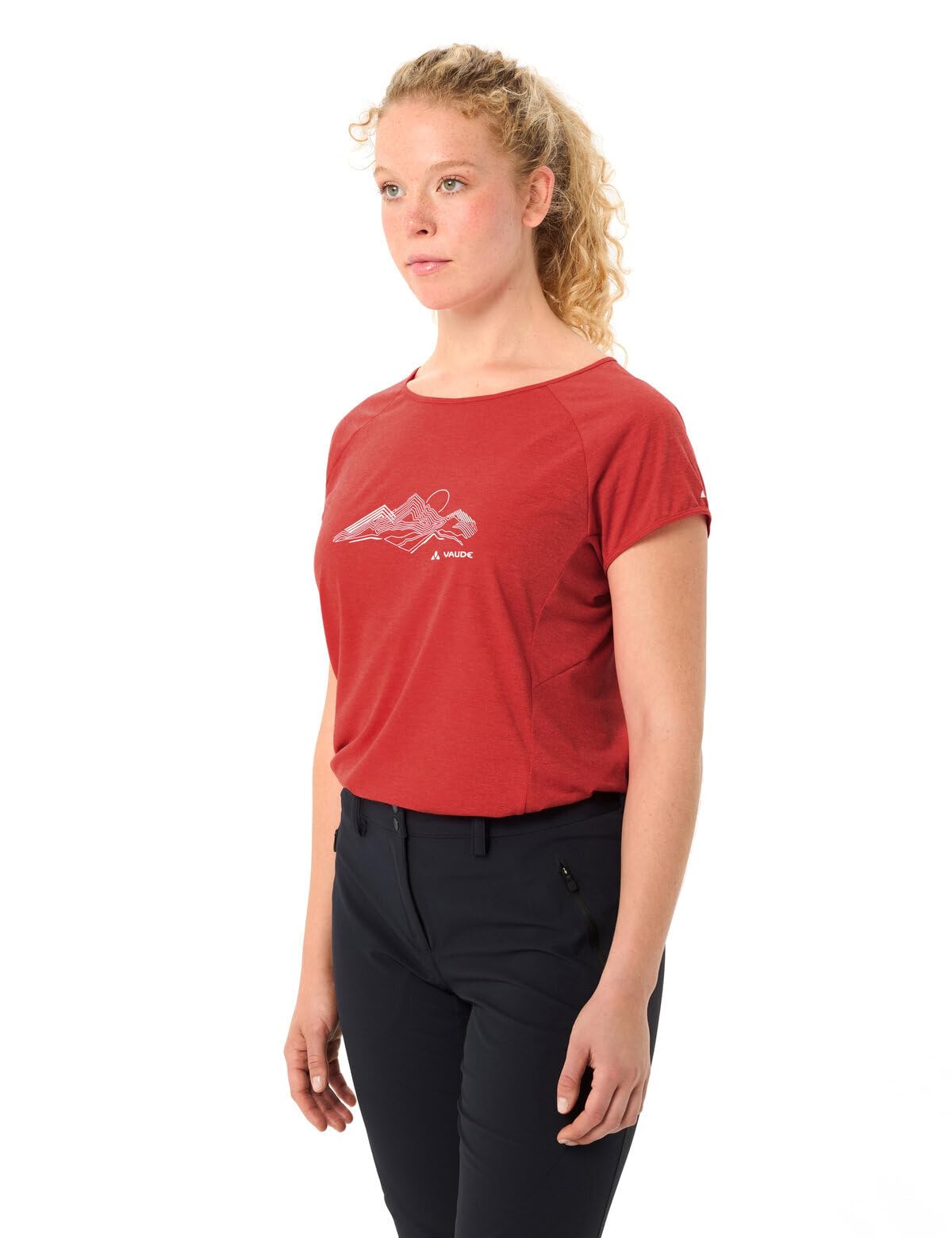 Vaude Tekoa II T-shirt femme pool 38 séchage rapide