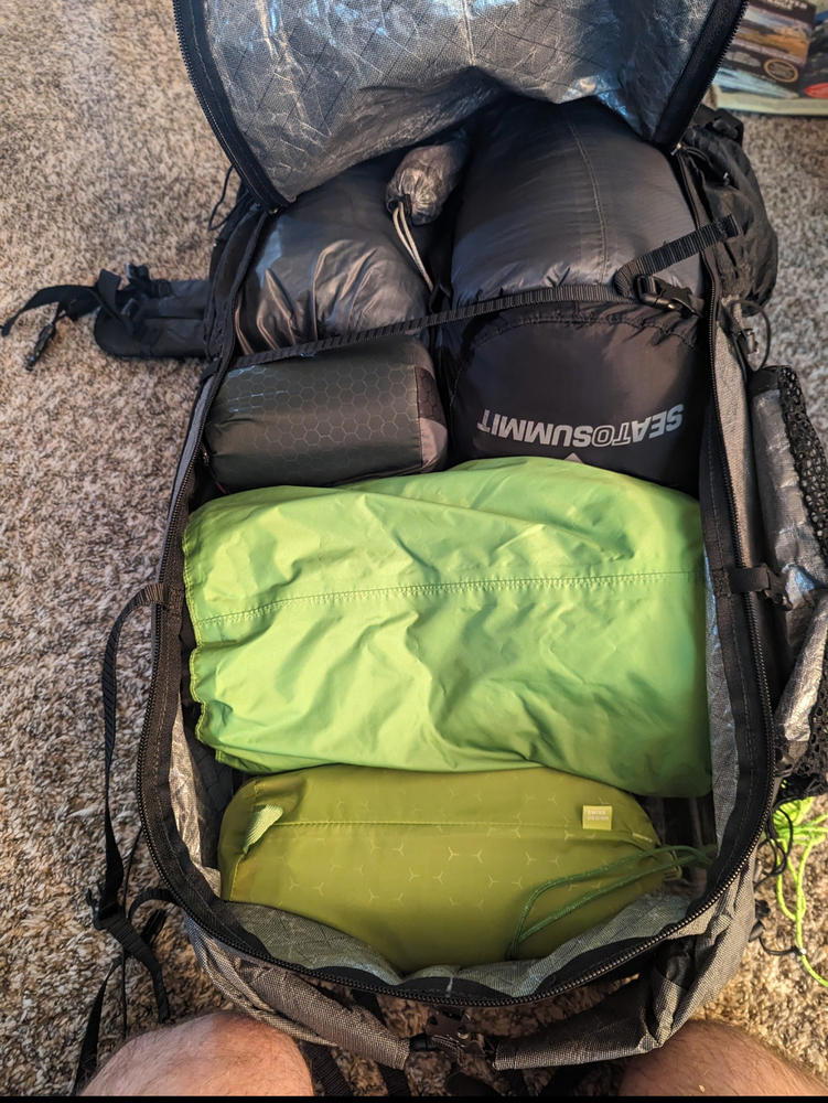Zpacks Arc Zip Ultra 62L sac à dos femme Storm Gray 62L étanche