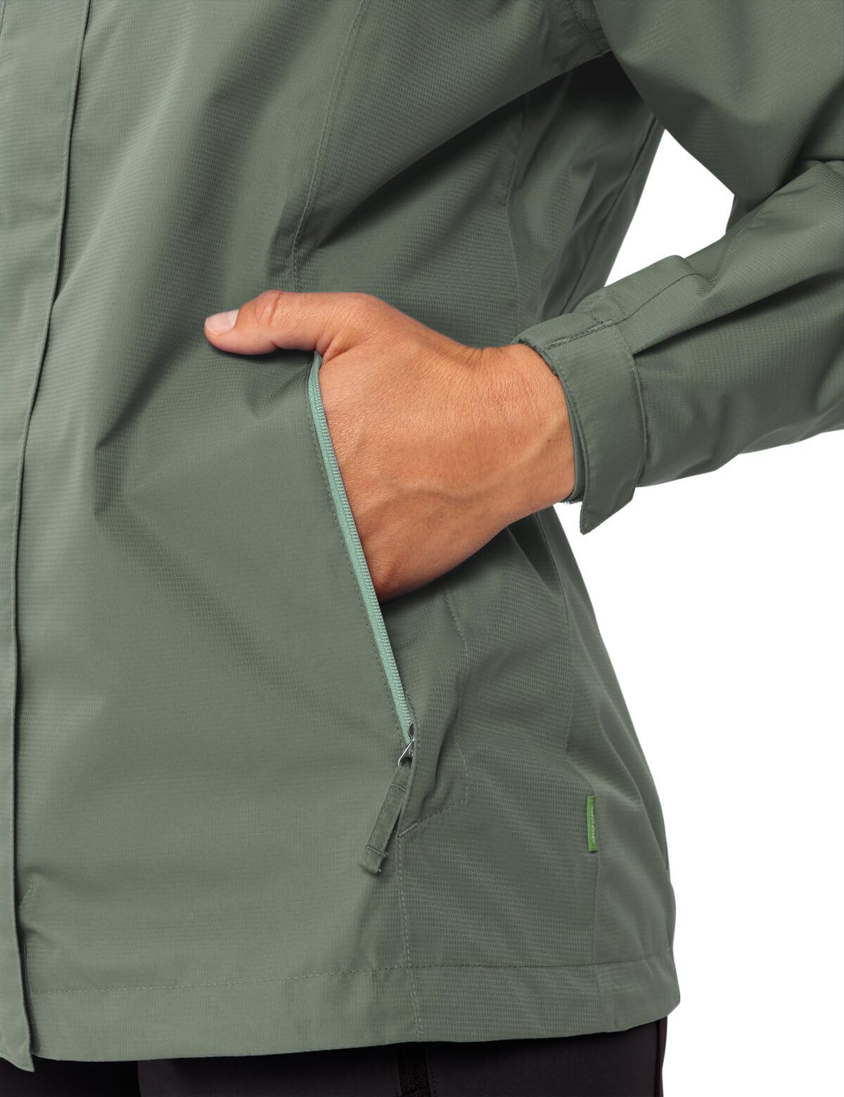 Vaude Escape Light veste pluie femme vert forêt imperméable