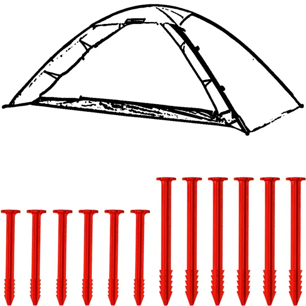 SwissPiranha Ultralight Peg Set piquets Hilleberg Unna 12 pcs 55 g