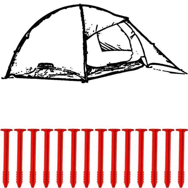 SwissPiranha Ultralight Peg Set piquets Hilleberg Rogen 14 pcs 44 g