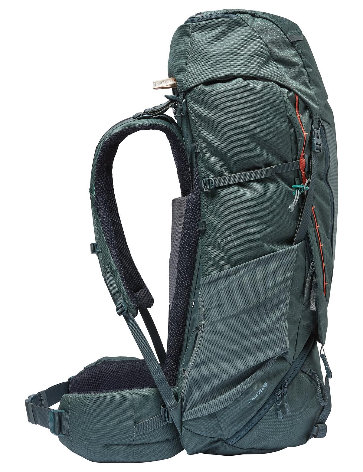 Vaude Avox 75+10 sac à dos trekking Vert Forêt