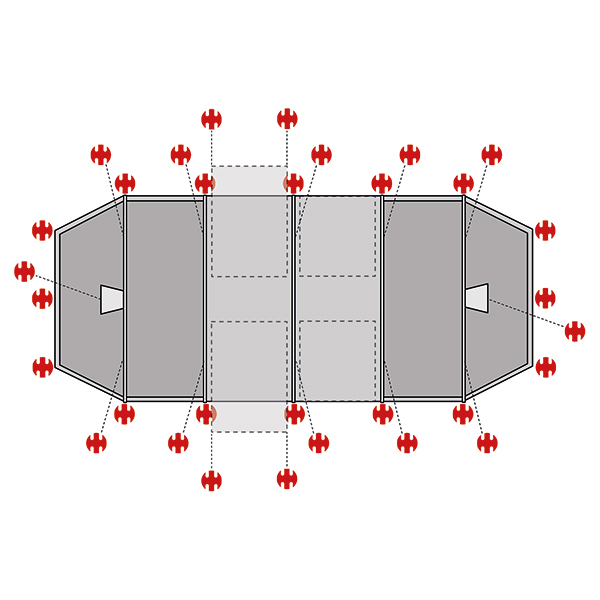 SwissPiranha Ultralight Peg Set Helsport Valhall sardines 483 g