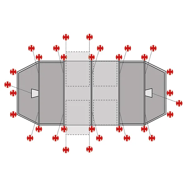 SwissPiranha Ultralight Peg Set Helsport Valhall sardines 483 g