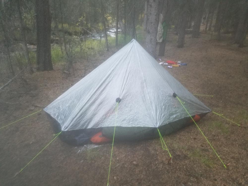 Zpacks Hexamid Tente Solo 1 Personne Bleue Sans Tapis de Sol