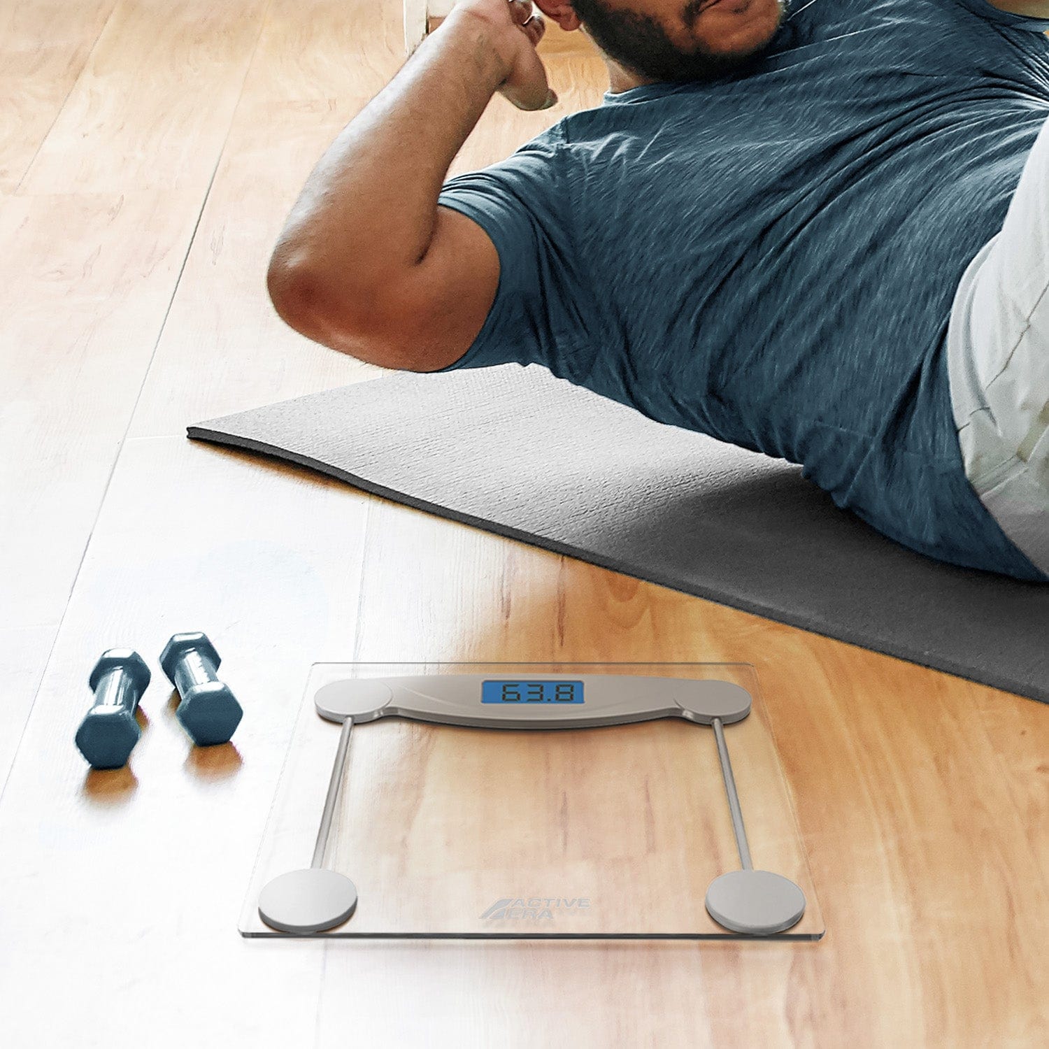 Active Era balance pèse-personne verre ultra-fin impédance