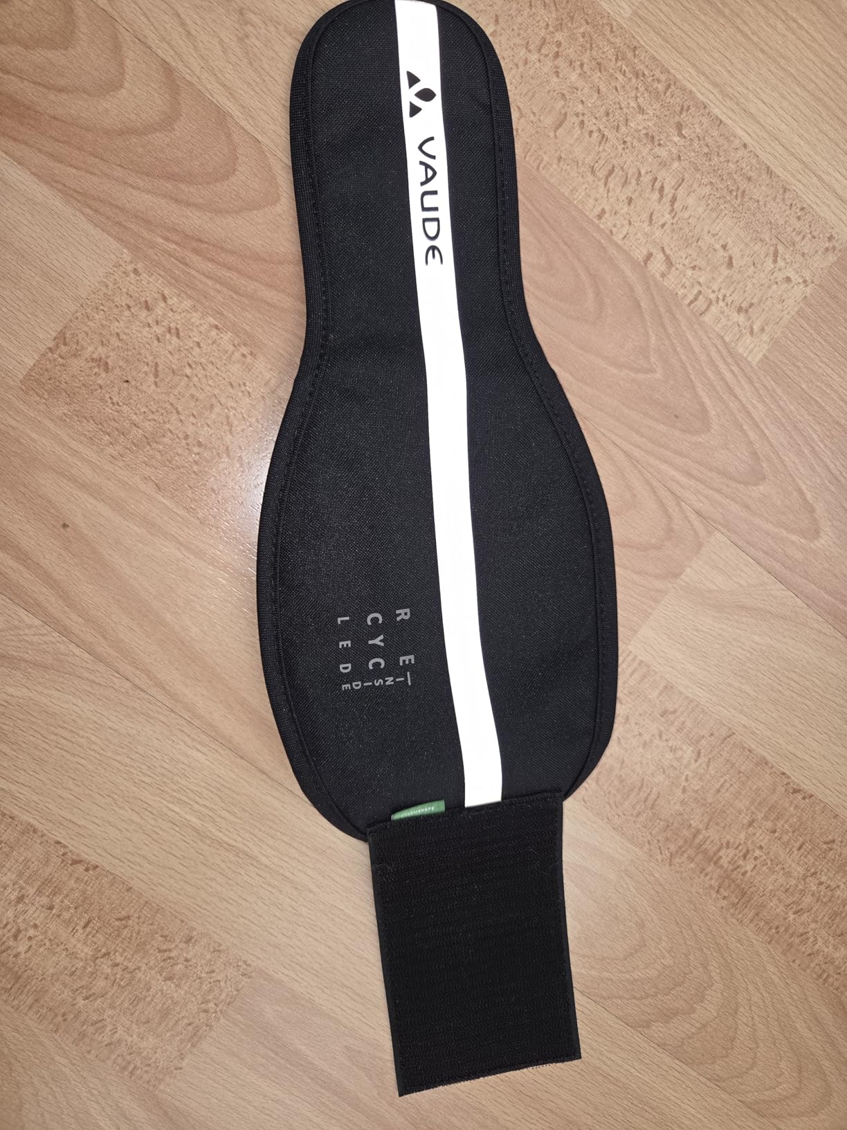 Vaude Chain Protection Bande Réfléchissante Noire Vélo