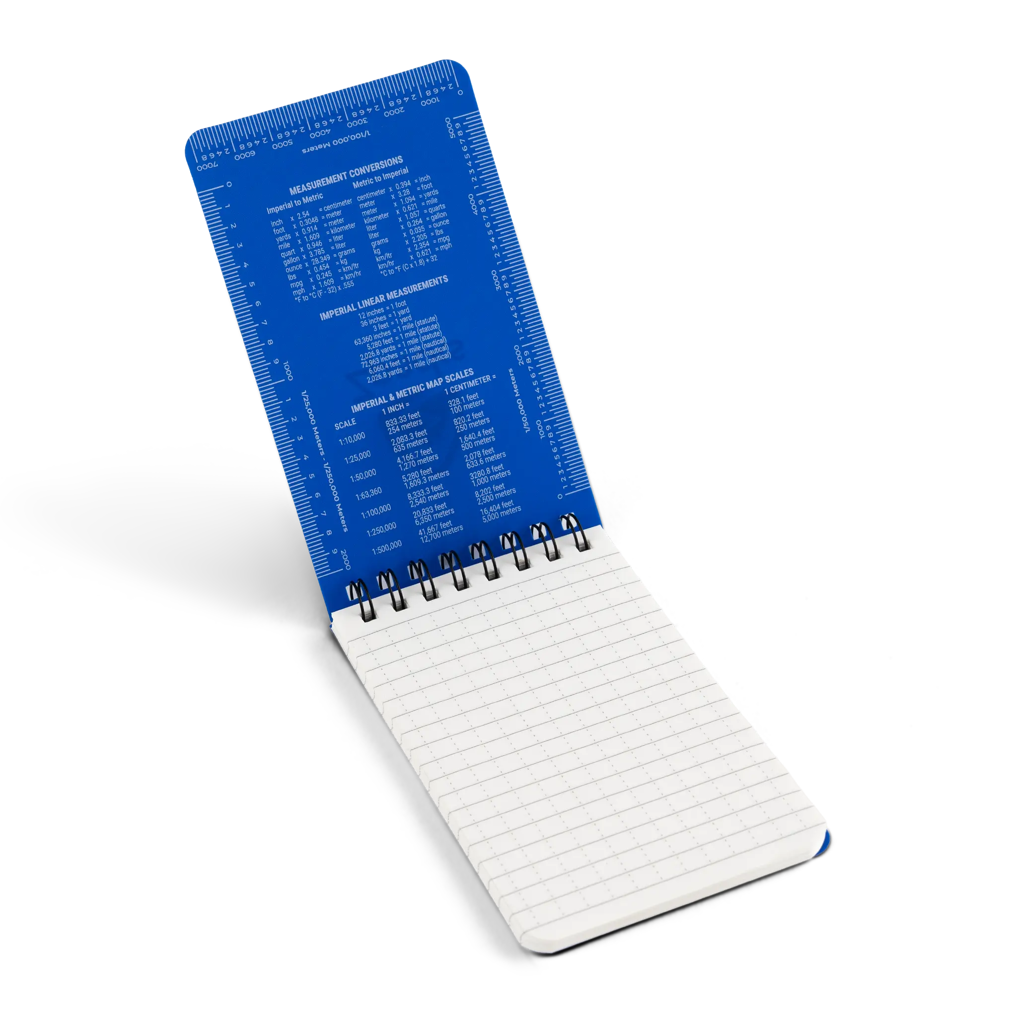 Zpacks Trail Notebook carnet étanche Bleu 3x5 poche