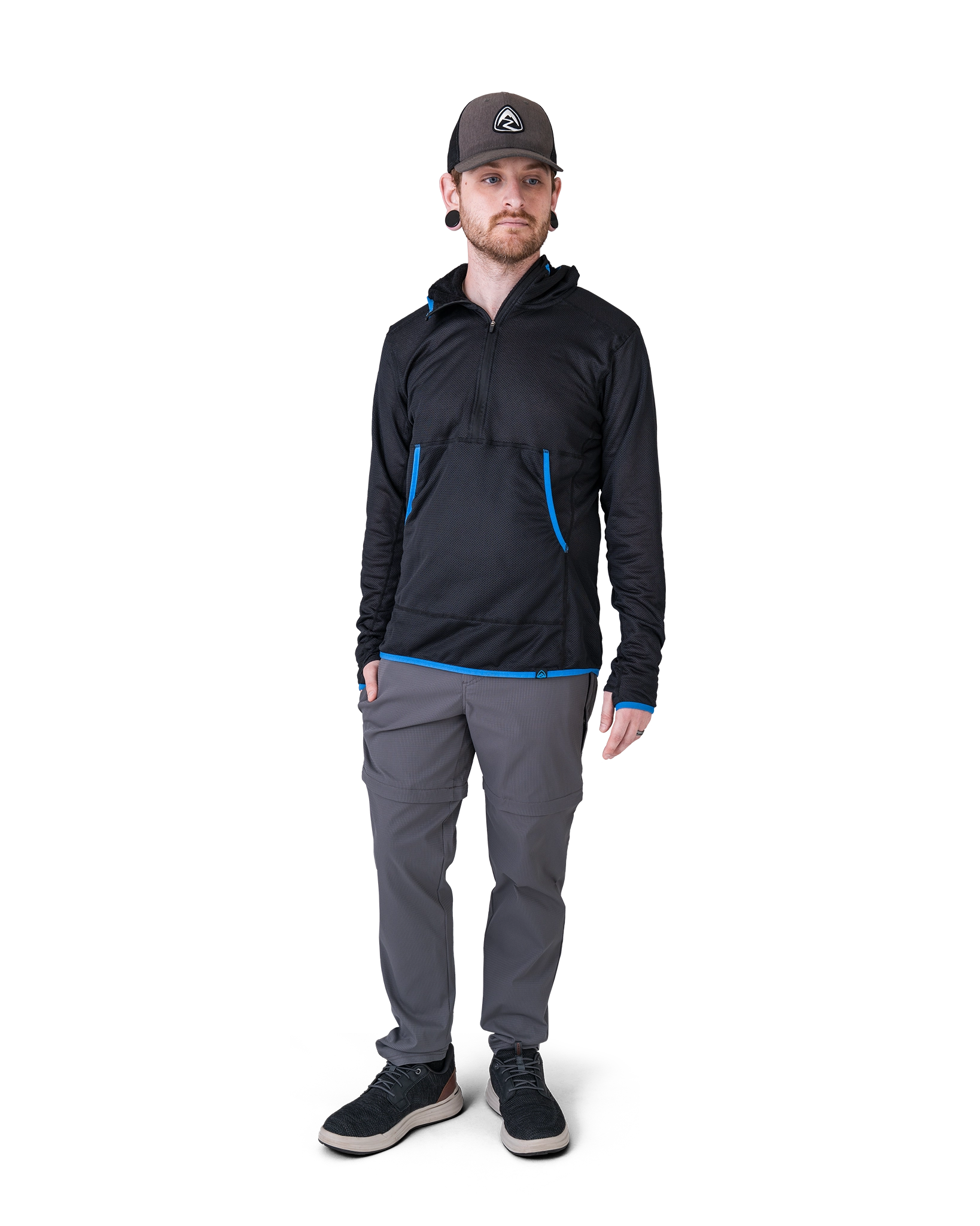 Zpacks Travel & Trail Pantalon Convertible Medium Noir séchage rapide
