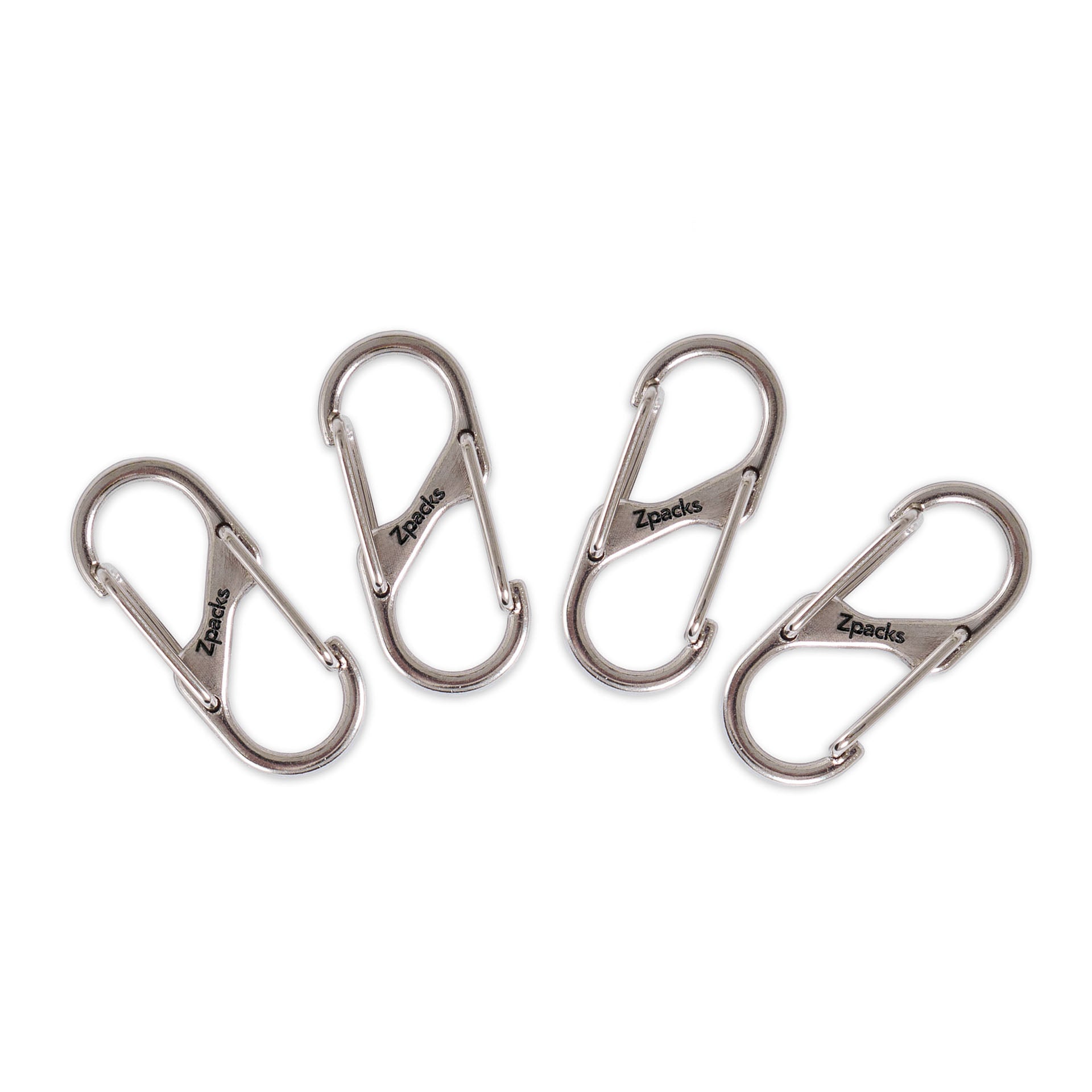 Zpacks Mini-S Mousqueton alu 2 g Lot 4x Noir