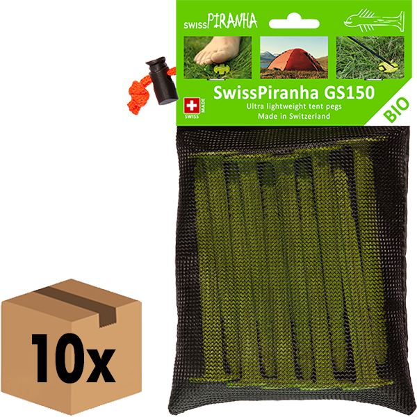 SwissPiranha GreenShark GS150 sardines bio lot 10