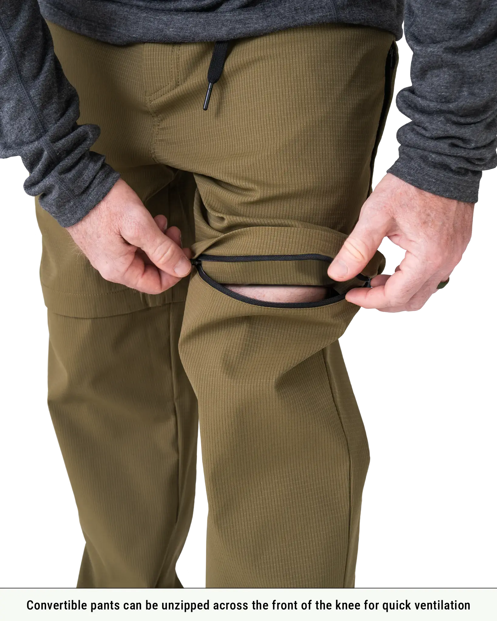 Zpacks Travel & Trail Pantalon Convertible Medium Noir séchage rapide