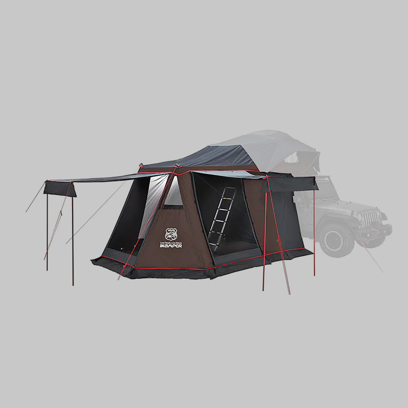 iKamper Annexe X-Cover 1.0 auvent tente de toit 360x310 étanche