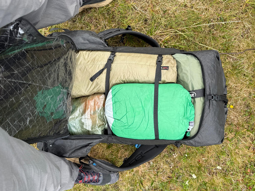 Zpacks Arc Zip Ultra 62L sac à dos femme Storm Gray 62L étanche