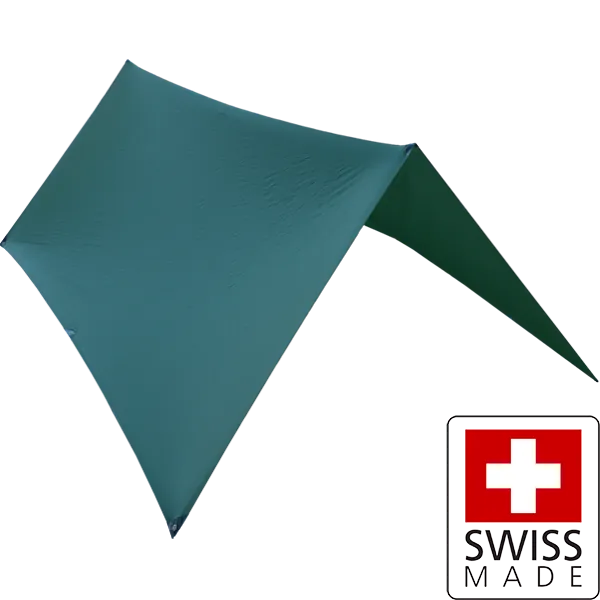 SwissPiranha MantaRay 10 tarp ultraléger vert 0,6 kg 5000 mm