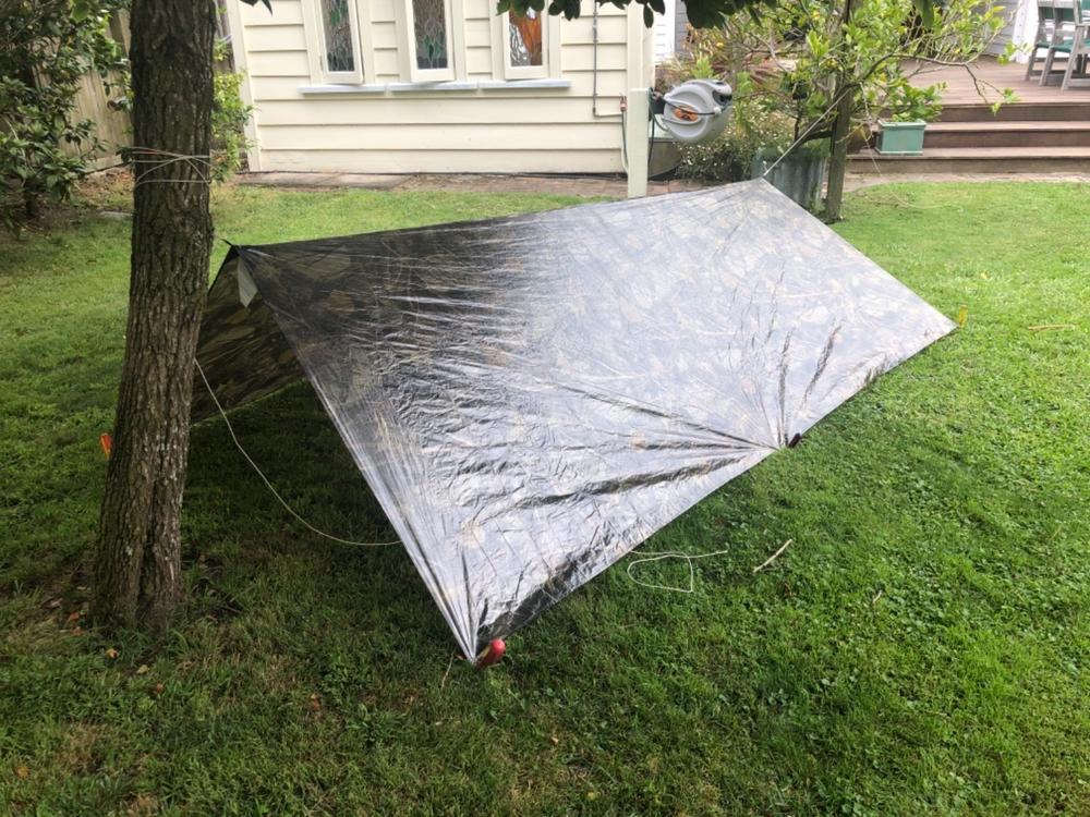 Zpacks Flat Tarp 7x9 abri Olive Drab léger
