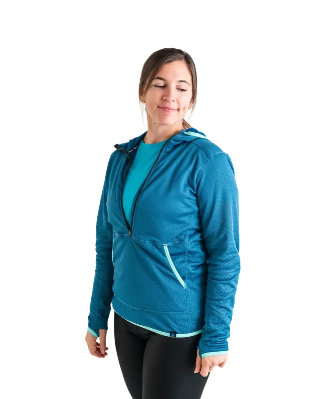 Zpacks Octa Pull polaire femme capuche bleu violet