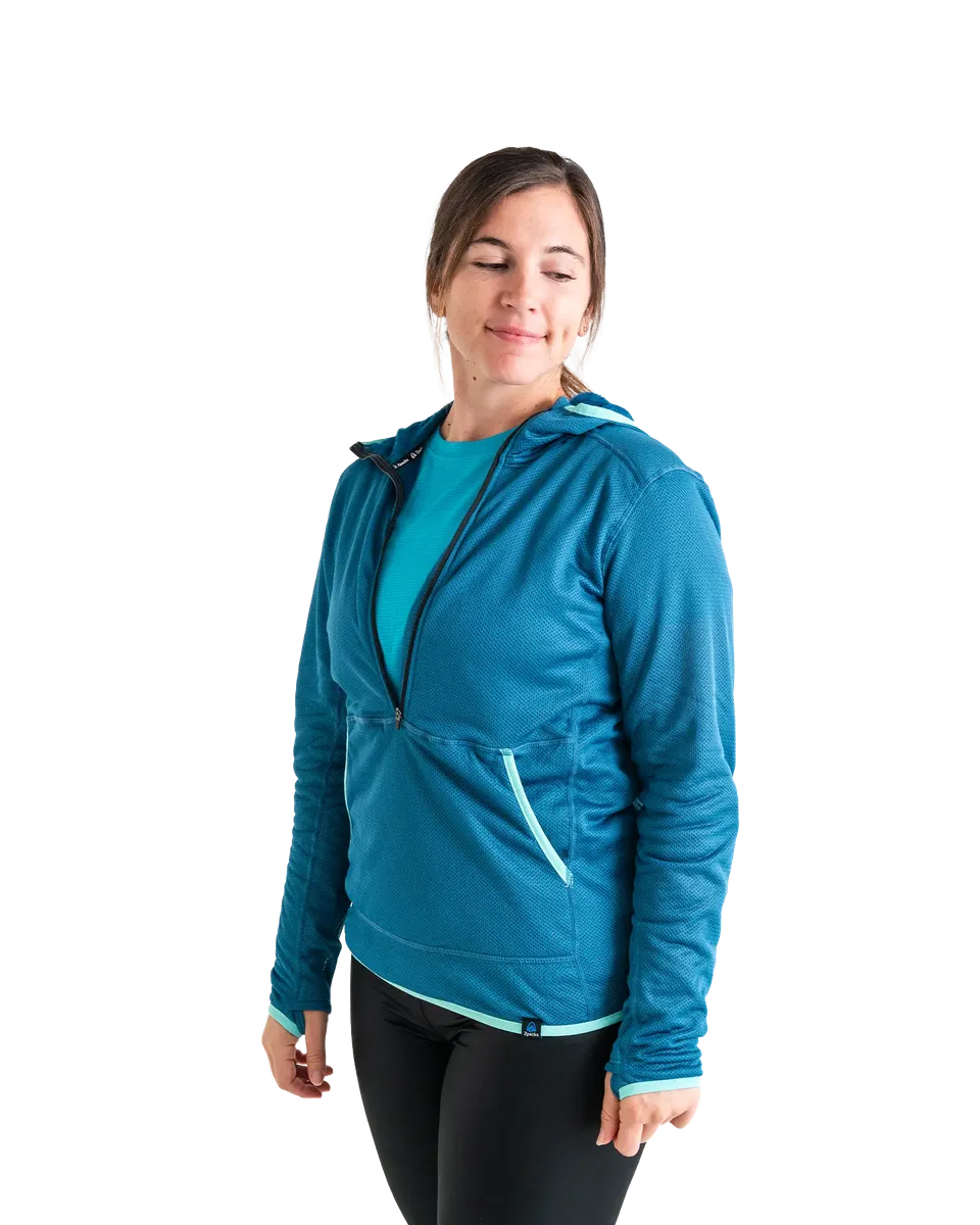 Zpacks Octa Pull polaire femme capuche bleu violet