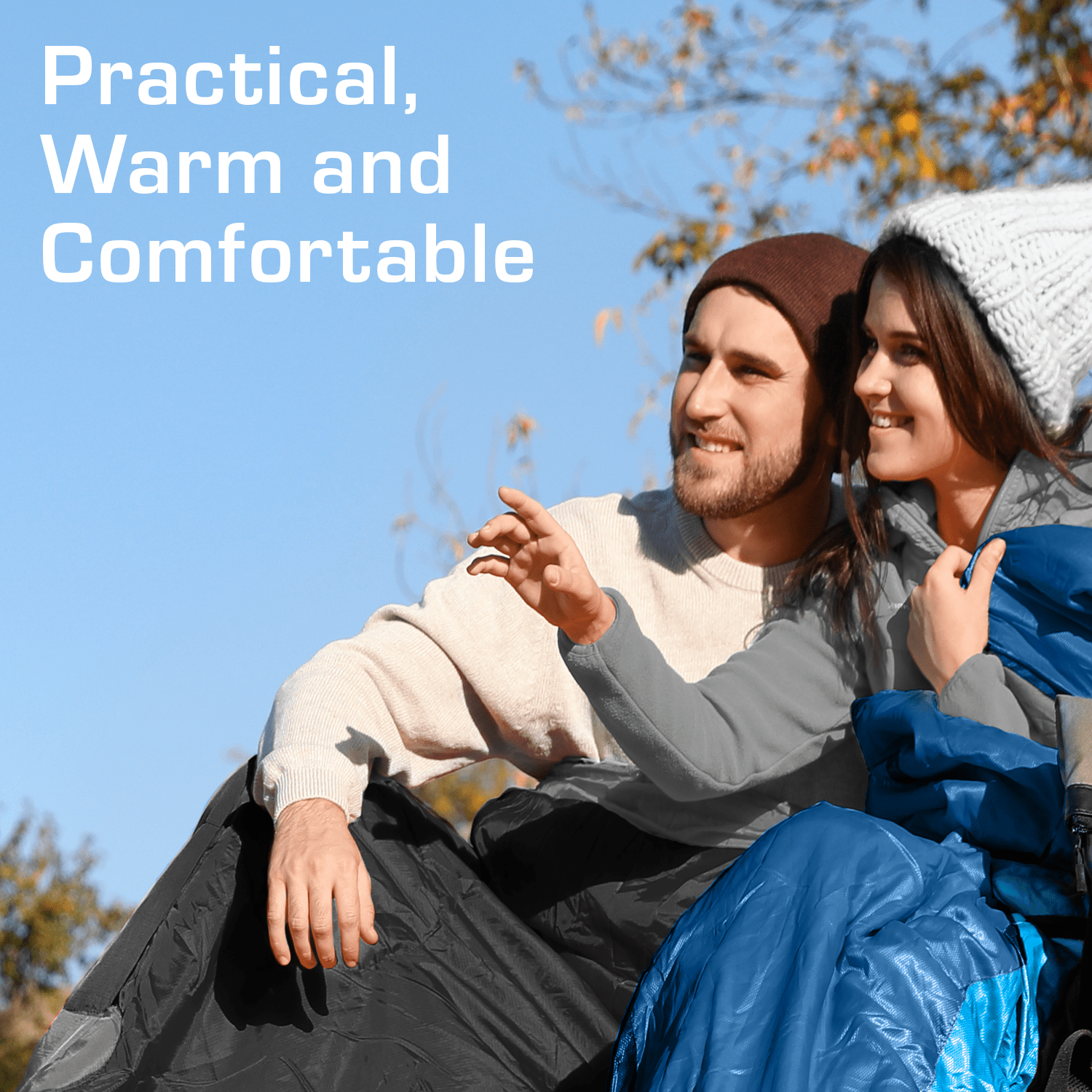Active Era Sleeping Bags rectangulaire sac de couchage bleu -11°C