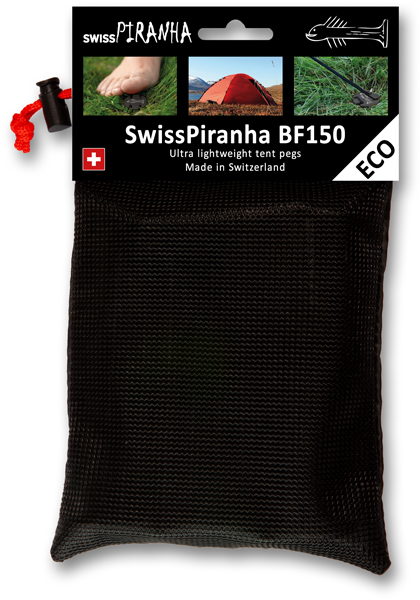 SwissPiranha BlackFisk BF150 sardines tente recyclées lot 10