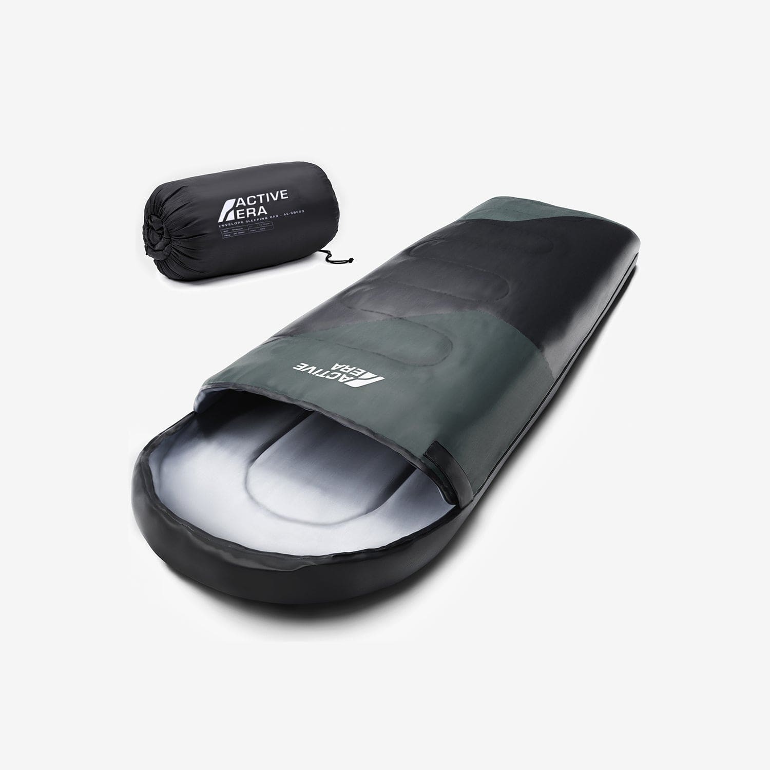 Active Era Sleeping Bags rectangulaire sac de couchage noir -11°C