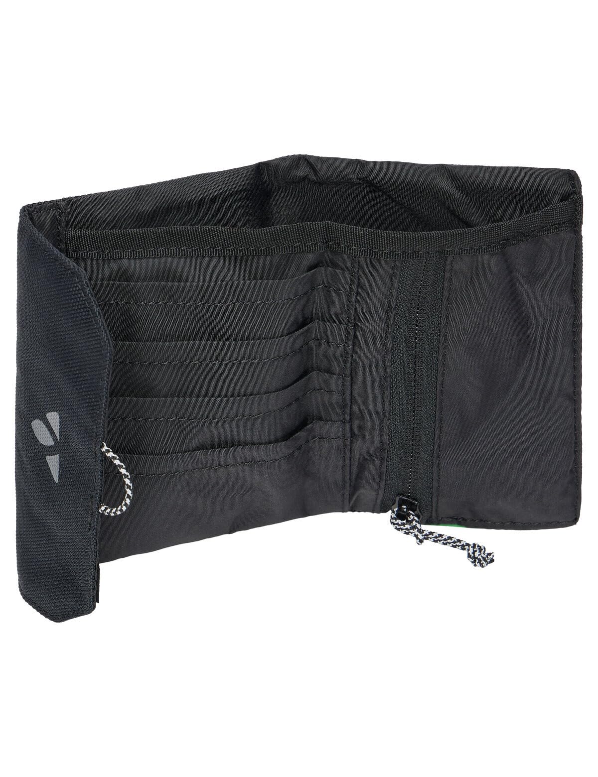 Vaude M Portefeuille Noir Classique Zippé 4 Cartes