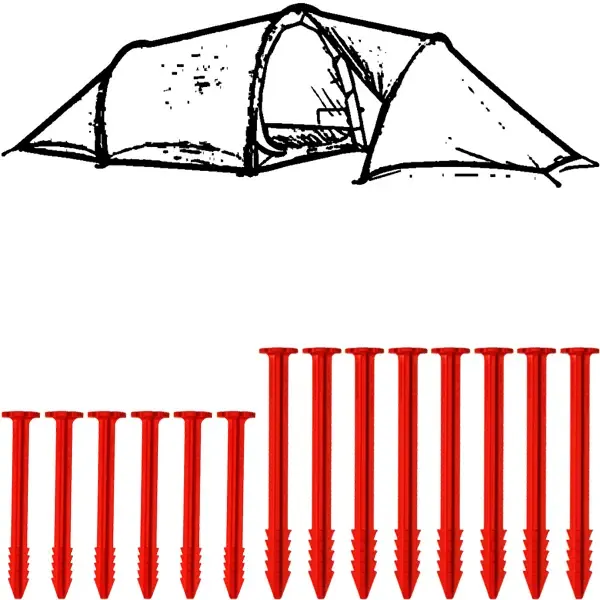 SwissPiranha Ultralight Peg Sets sardines Hilleberg Anjan GT 78g