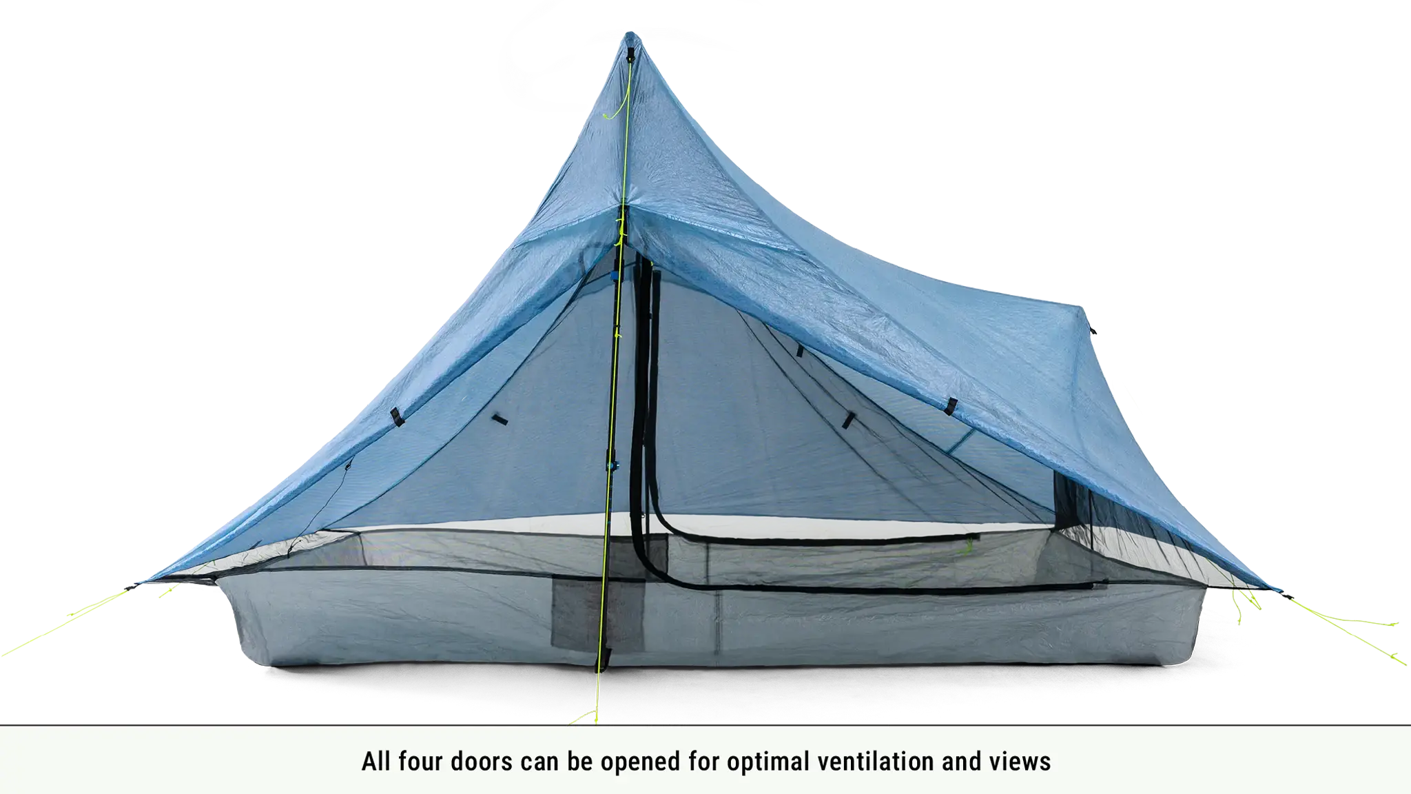 Zpacks Pivot Duo tente 2 places bleue sol léger Dyneema