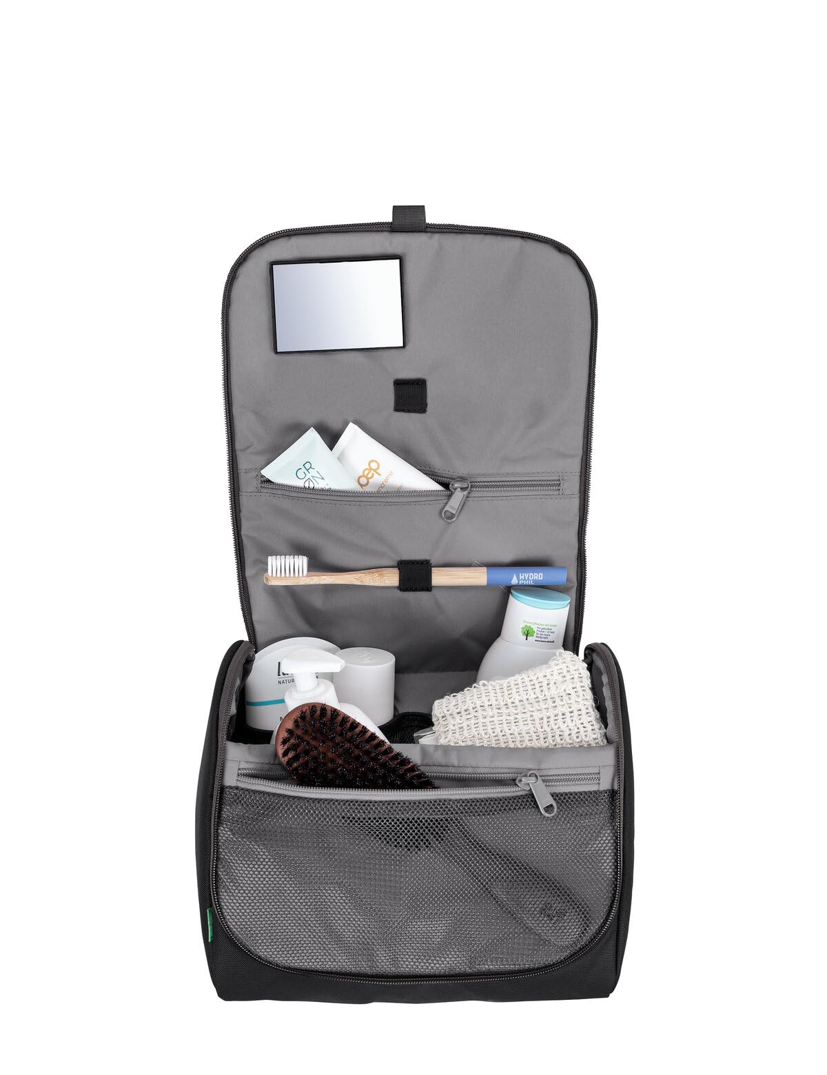 Vaude Wegawash trousse de toilette noire miroir suspendue