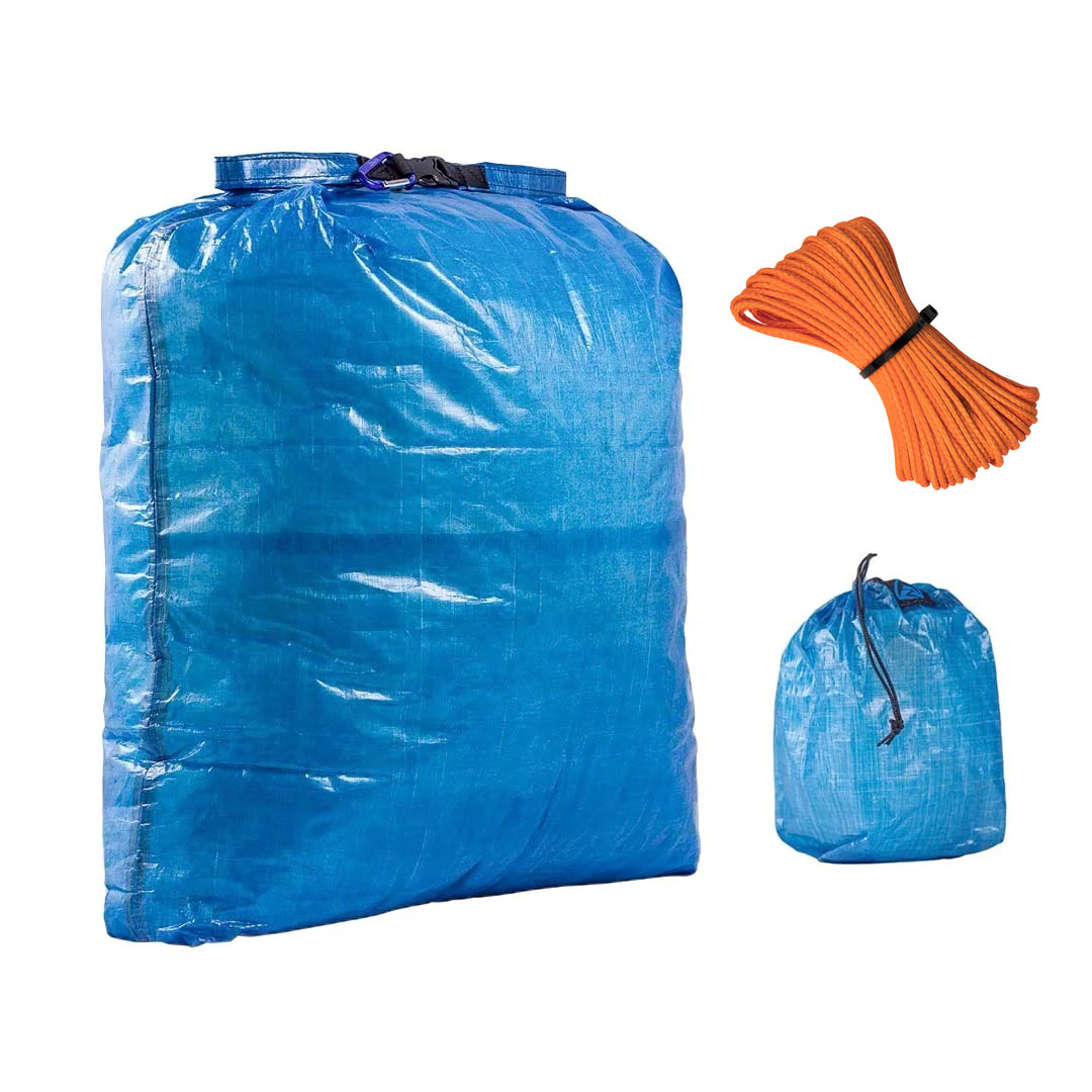 Zpacks Bear Bagging Kit sac nourriture Grand bleu corde orange