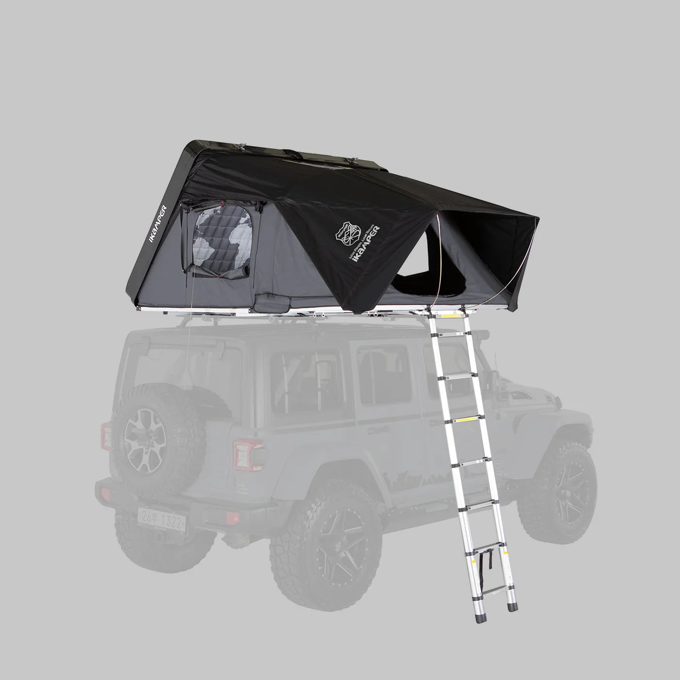 iKamper Skycamp 3.0 tente de toit 4 places coque rigide noir