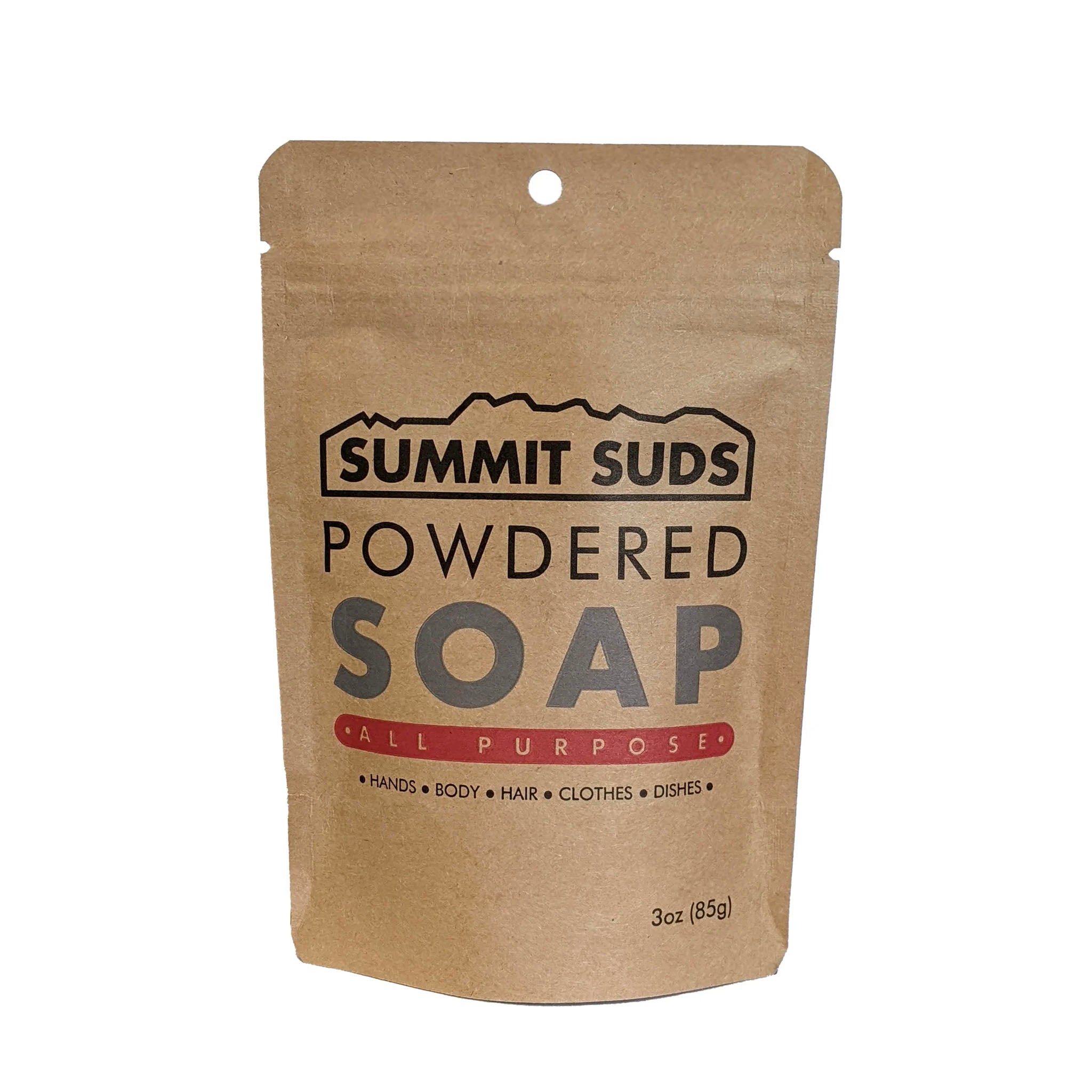 Zpacks Summit Suds Savon Poudre 1 oz sans Parfum