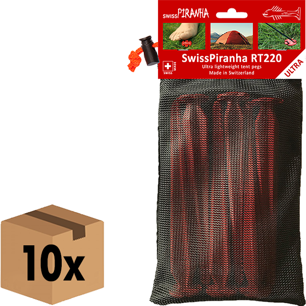 SwissPiranha RedTrout RT220 sardine tente carton pro plastique