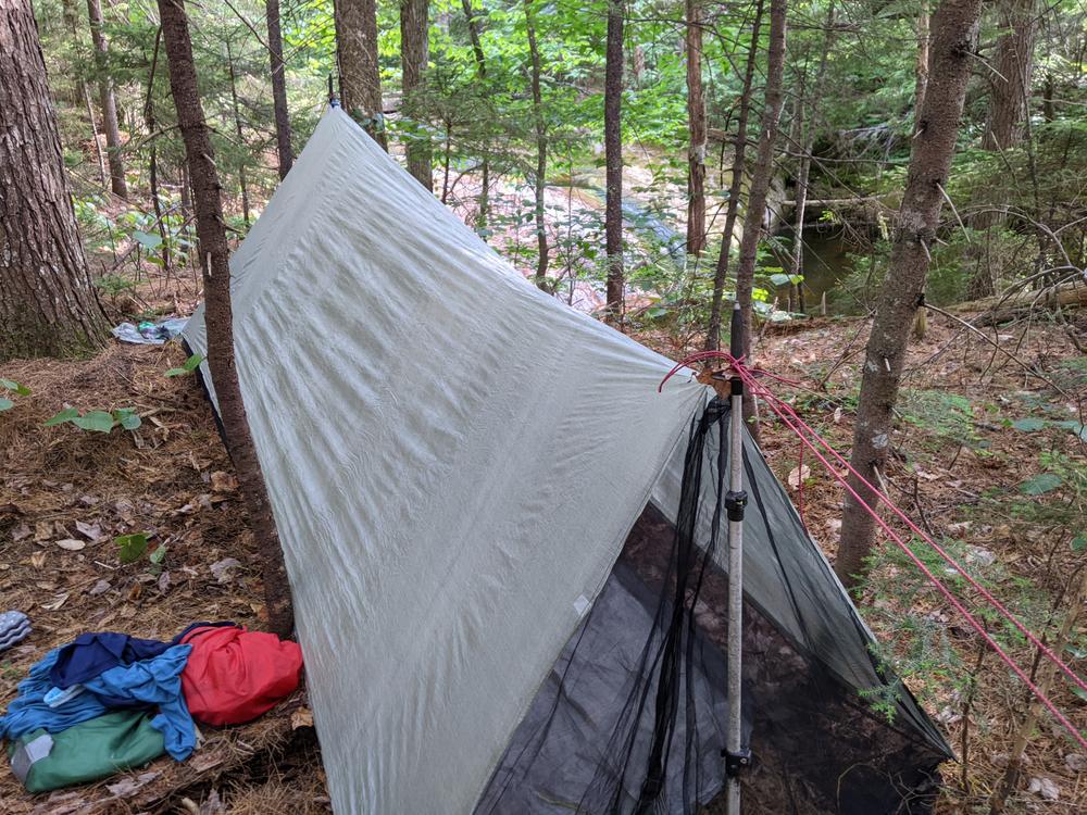 Zpacks Flat Tarp 7x9 abri Olive Drab léger