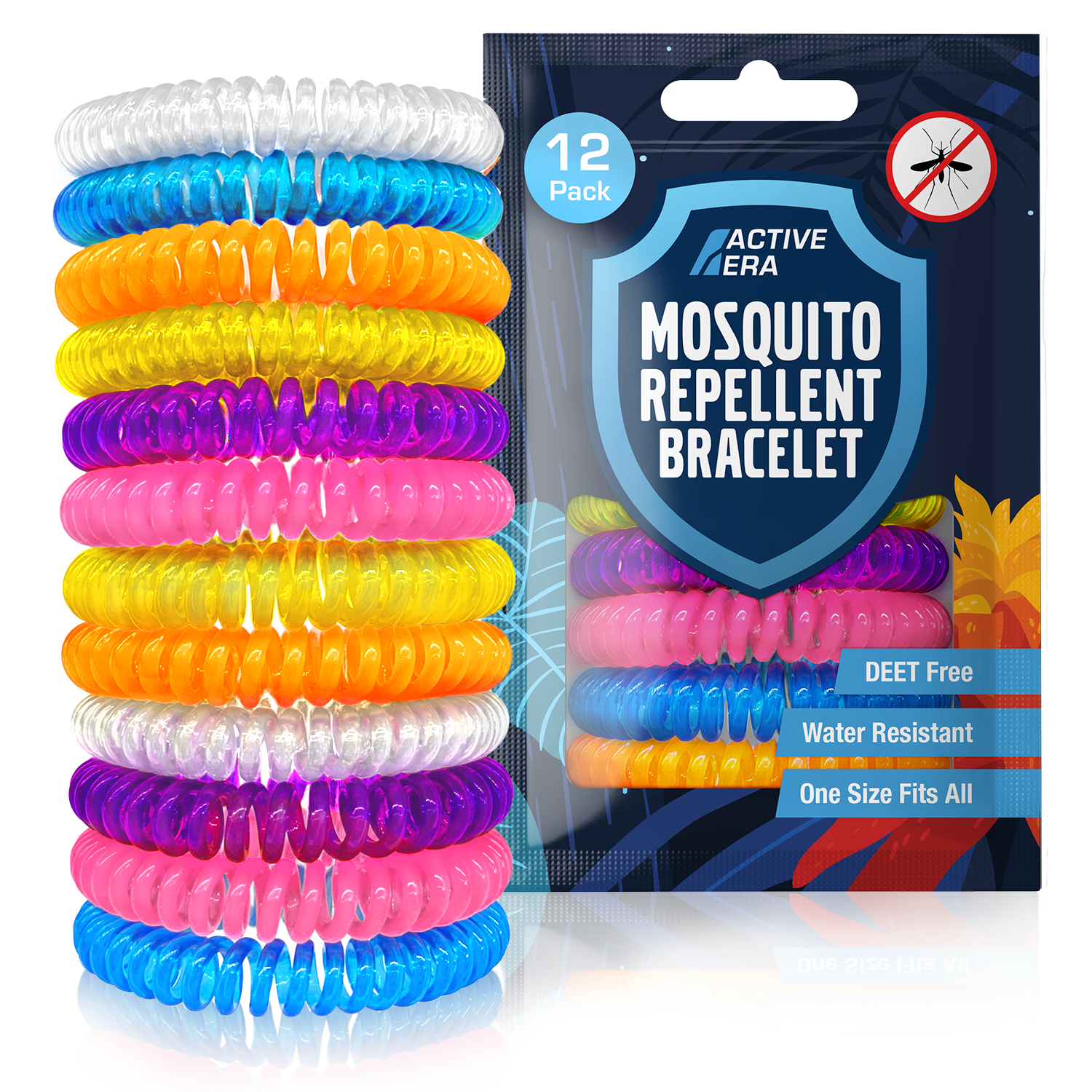 Active Era Mosquito Bands bracelet anti-moustique lot 12