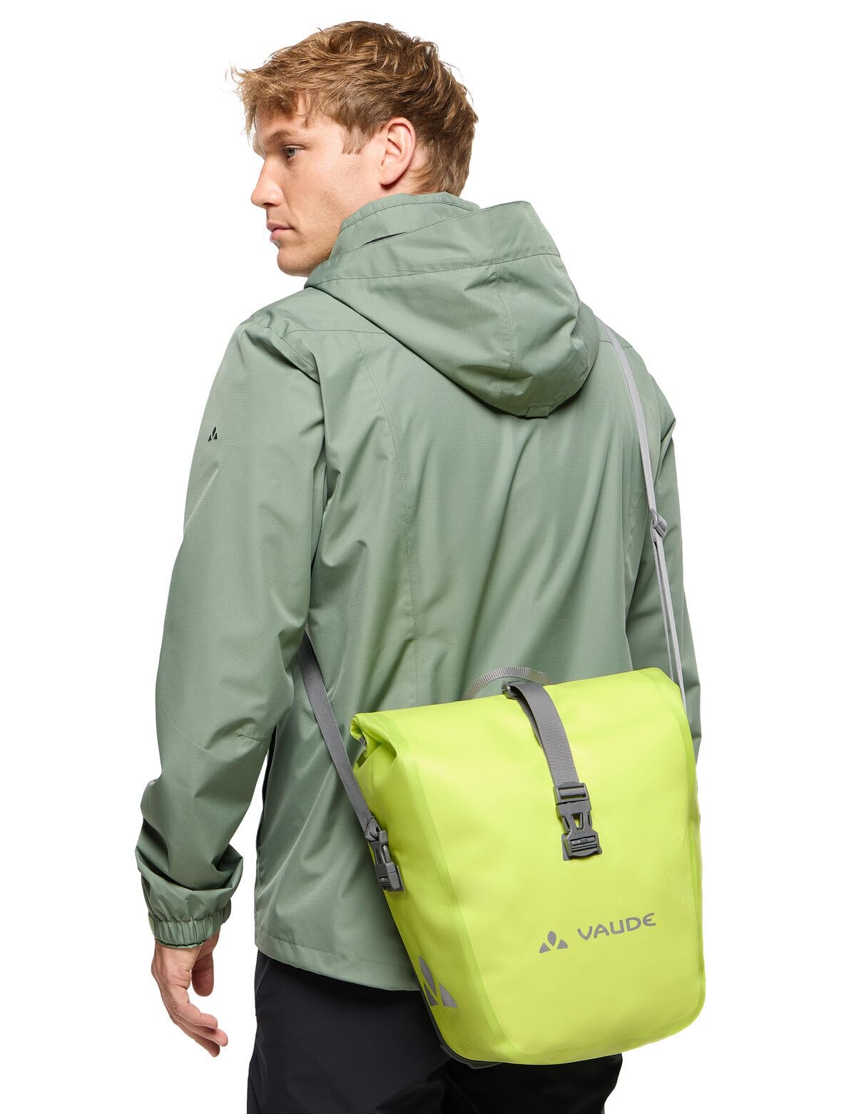 Vaude Aqua Front sacoche vélo vert vif 28 L étanche