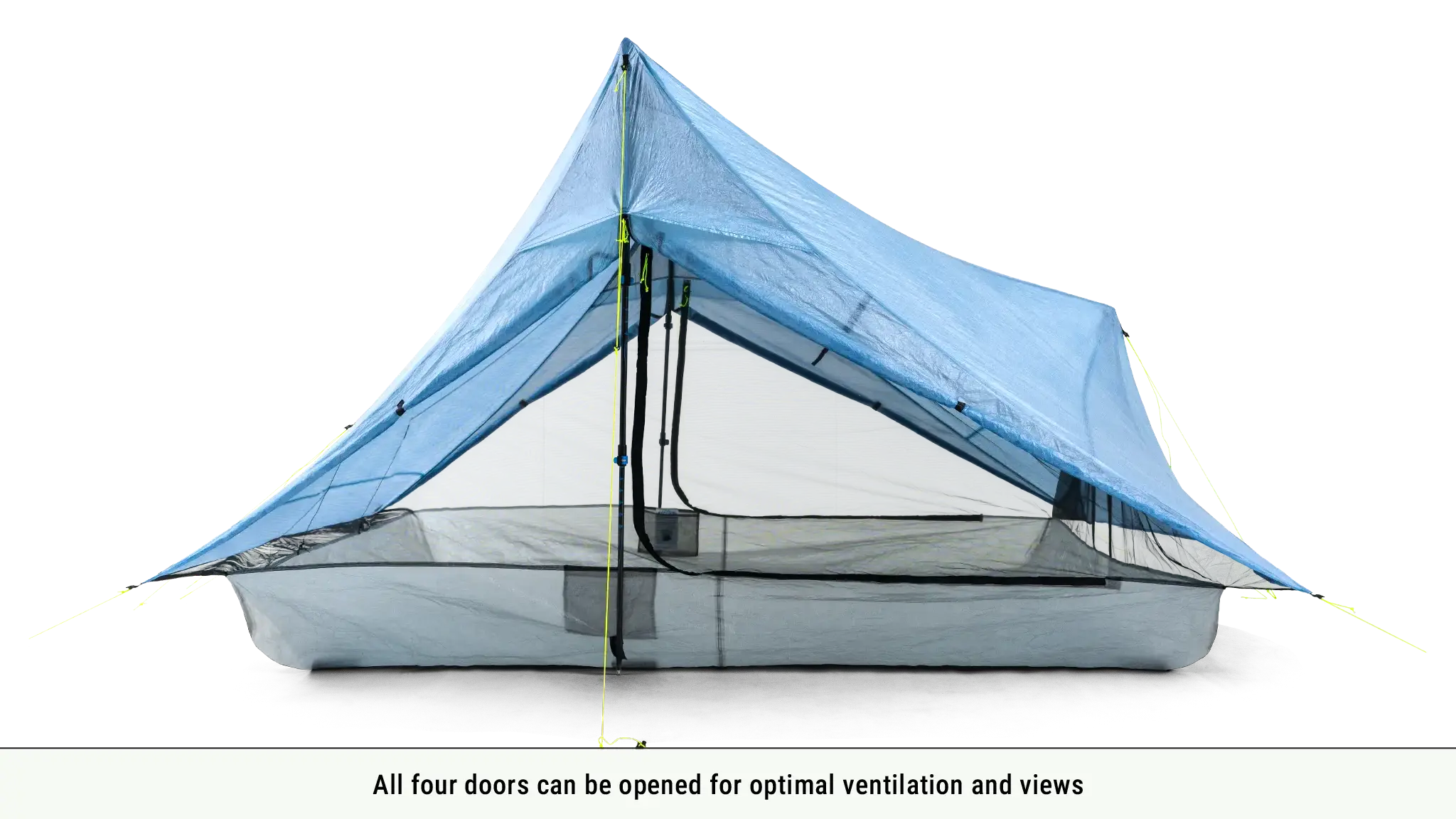 Zpacks Pivot Trio Tente 3 Places Bleu Lite Légère