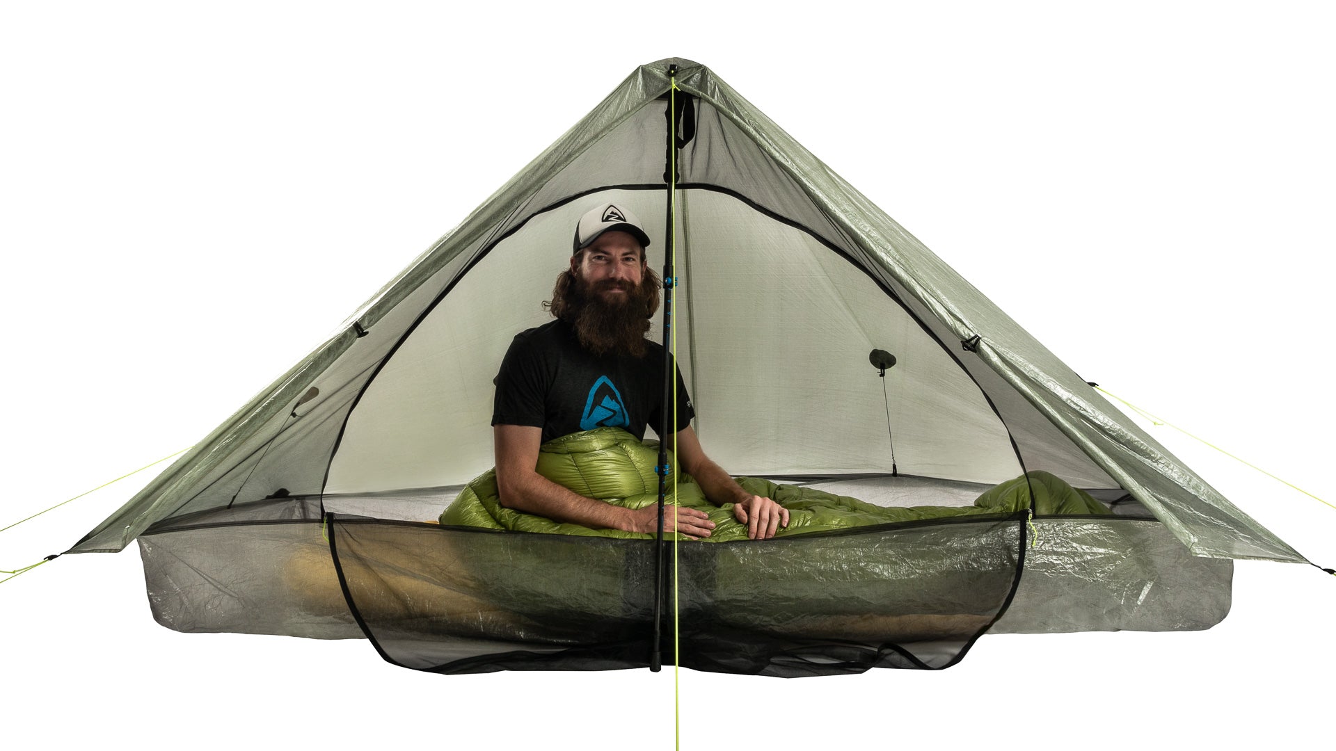 Zpacks Shelters Plexamid tente 1 place bleue