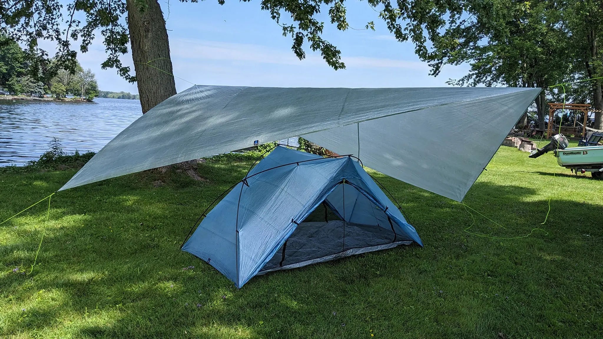 Zpacks Shelters Big Ass Camp Tarp 10x13 bâche olive drab