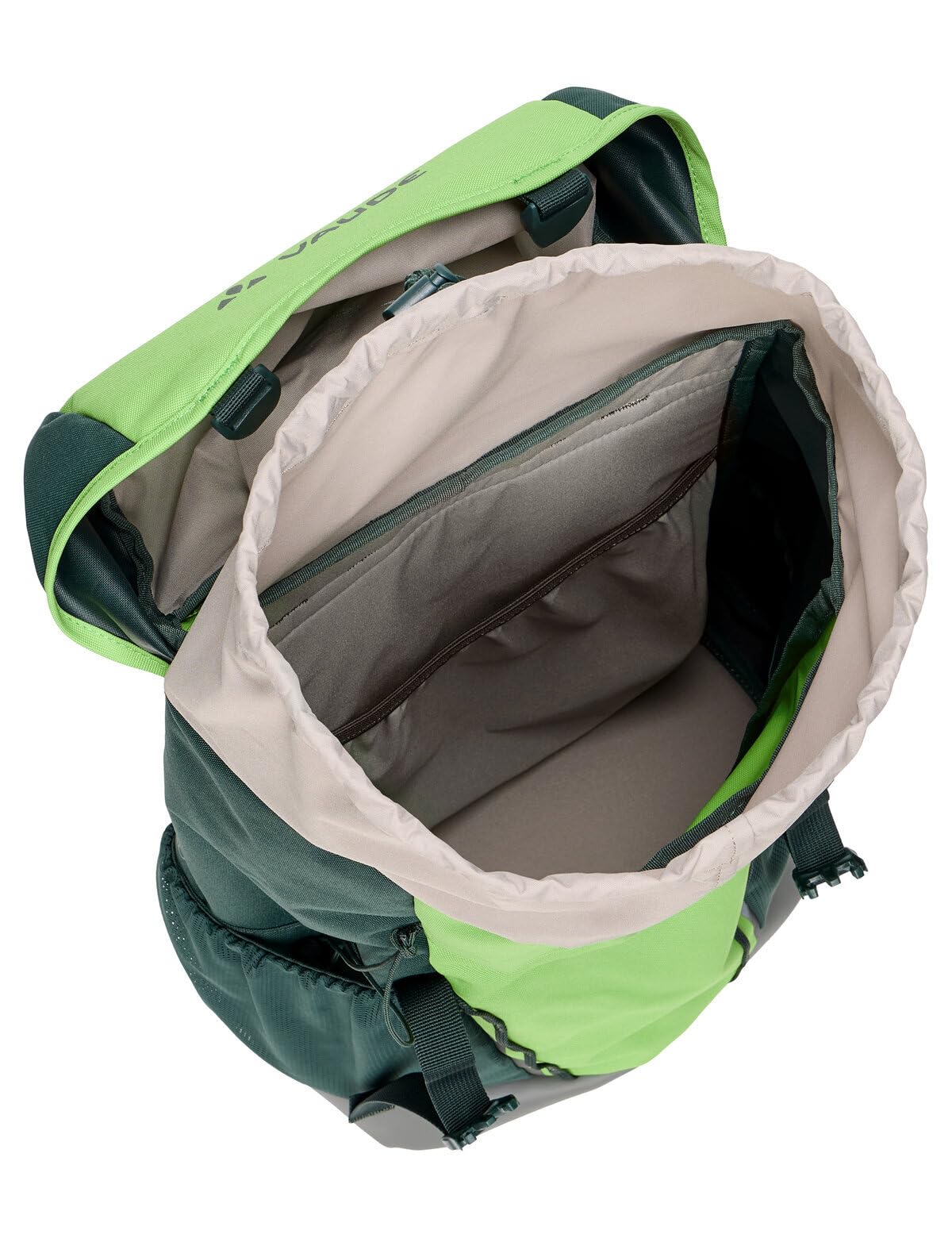 Vaude Puck 14 sac à dos enfant Vert Forêt avec housse de pluie et fond imperméable