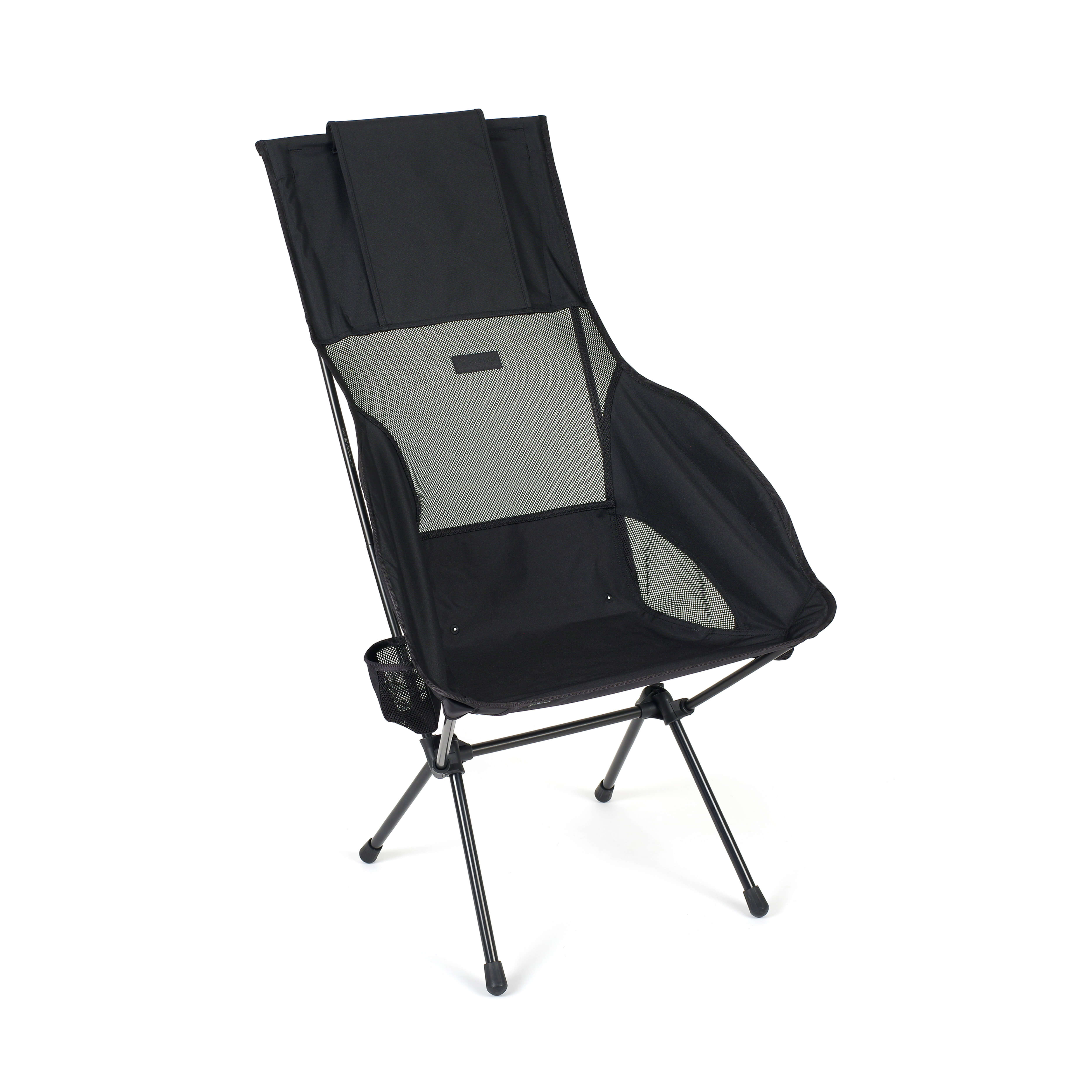 Helinox Savanna Chair fauteuil pliant Black accoudoirs porte-gobelet