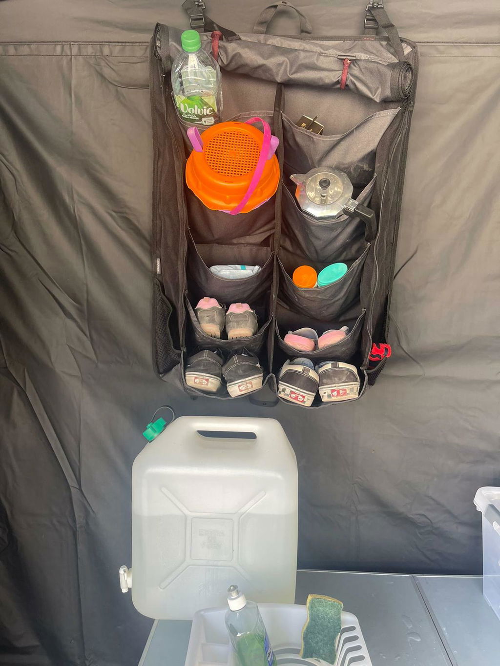 iKamper Rangement chaussures tente de toit léger