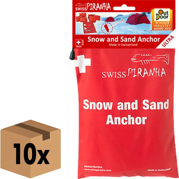 SwissPiranha Ancre neige et sable SSA lot 6 ultra-léger