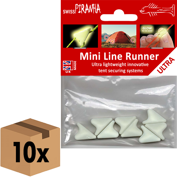SwissPiranha Mini Line Runner Tendeur Phosphorescent Lot 8