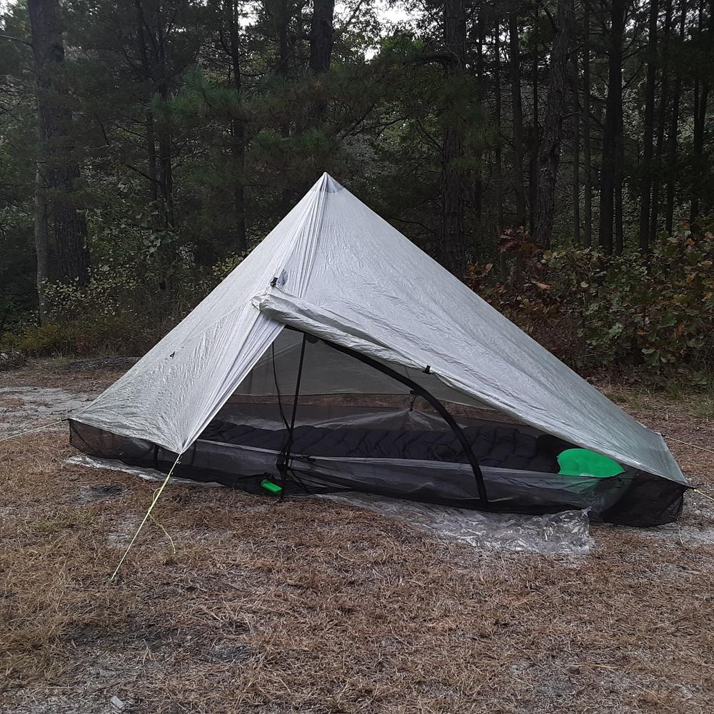 Zpacks Hexamid Tente Solo 1 Personne Bleue Sans Tapis de Sol
