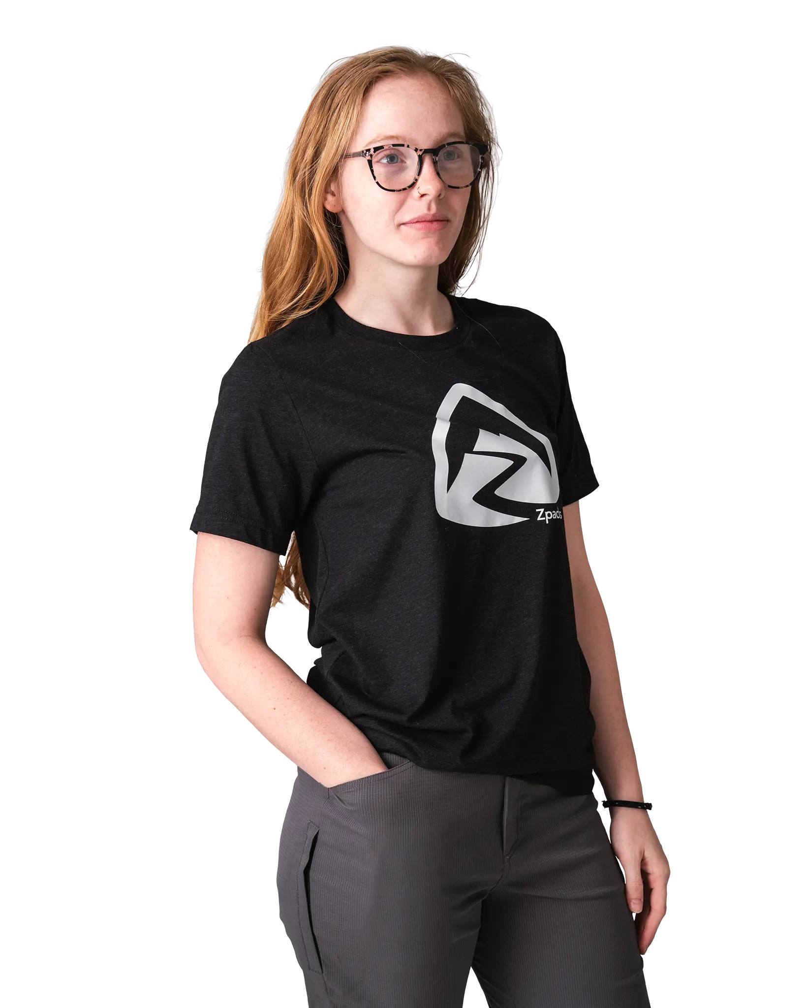 Zpacks Crest T-shirt rando bleu M tri-blend
