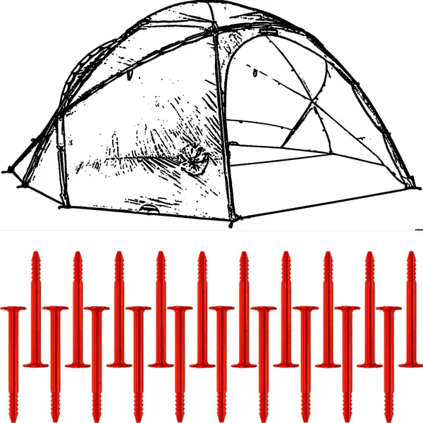 SwissPiranha Ultralight Peg Set Hilleberg Atlas sardine RT150