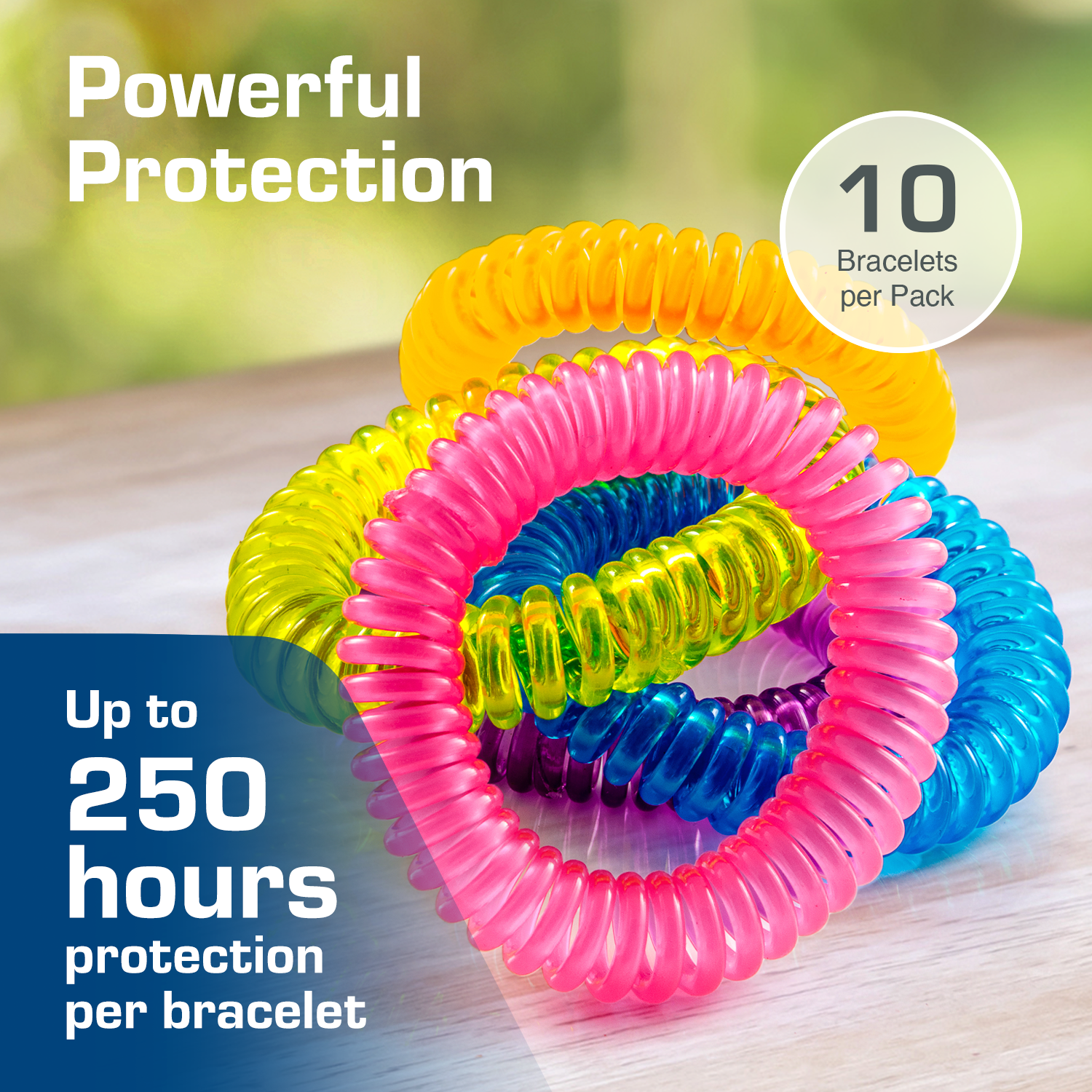 Active Era Bracelet Anti-Moustique 10 Pack EVA Sans DEET